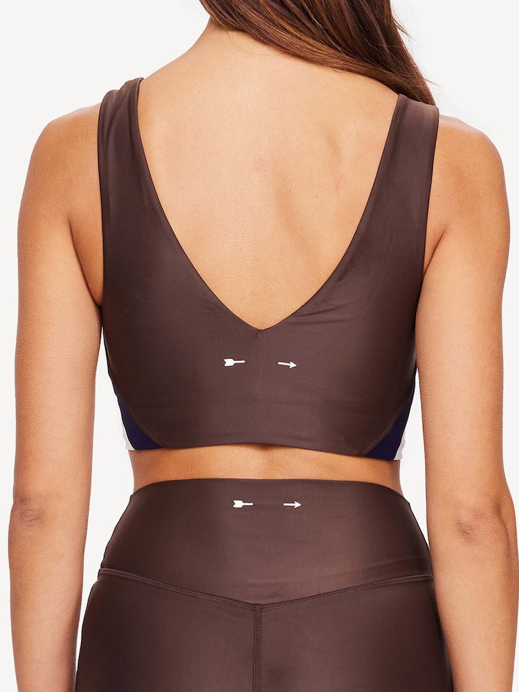 Varley Brown Icon Isaac Sports Bra - Image 2 of 3