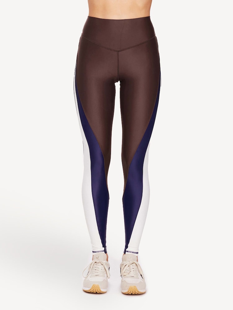 The Upside Brown Multi Icon 28In High Rise Chocolate Leggings - Image 2 of 5