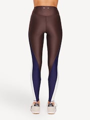 The Upside Brown Multi Icon 28In High Rise Chocolate Leggings - Image 3 of 5