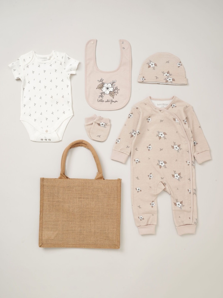 Homegrown Baby Printed Gift Set 5 Piece - Image 1 of 6