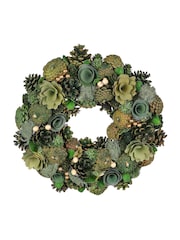 Dibor Green Hemlock Grove Wreath - Image 5 of 5