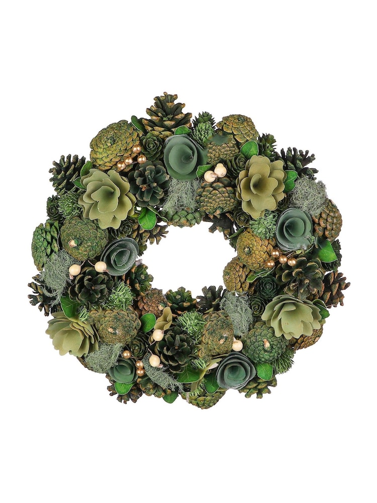 Dibor Green Hemlock Grove Wreath - Image 5 of 5