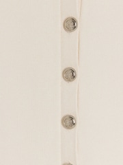 River Island Cream Button Military Cardigan - Image 4 of 4