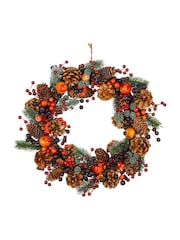Dibor Orange Harvest Fruits Wreath - Image 6 of 6