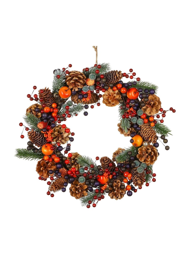 Dibor Orange Harvest Fruits Wreath - Image 6 of 6