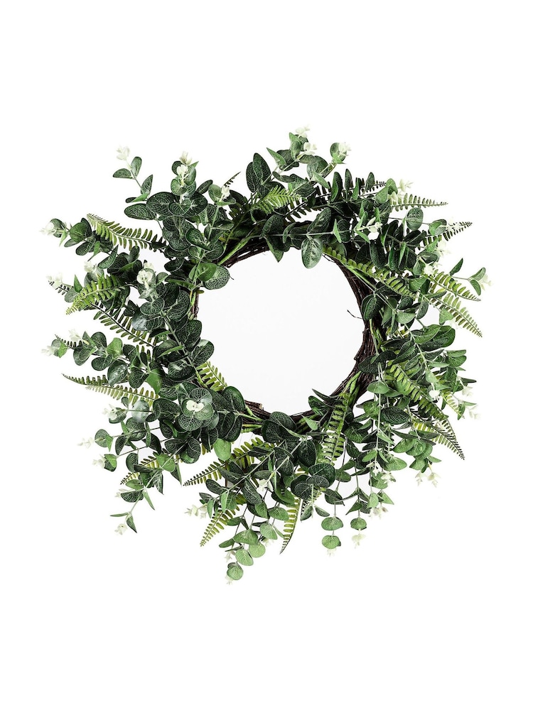 Dibor Green Botanical Bounty Wreath - Image 2 of 6