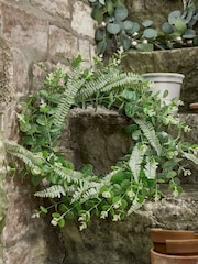 Dibor Green Botanical Bounty Wreath - Image 3 of 6