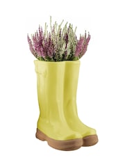 Dibor Yellow Large Wellington Boots Planter - Image 2 of 6
