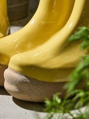 Dibor Yellow Large Wellington Boots Planter - Image 3 of 6