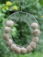 Dibor Green Wreath Garden Bird Feeder - Image 1 of 5