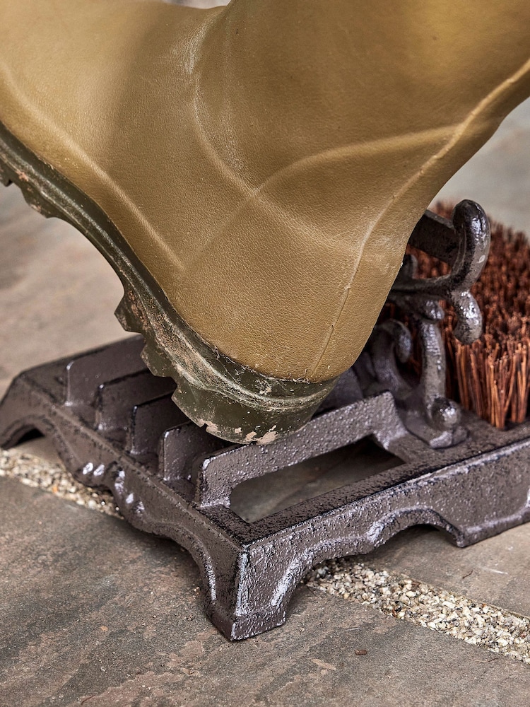 Dibor Brown Cast Iron Boot Brush and Scraper - Image 2 of 5