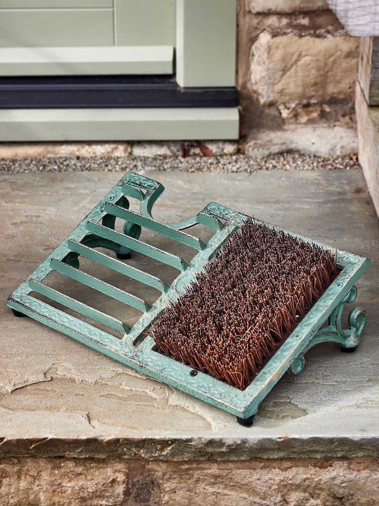 Dibor Green Boot Garden Brush and Scraper - Image 1 of 6 Dibor Green Boot Garden Brush and Scraper - Image 1 of 6