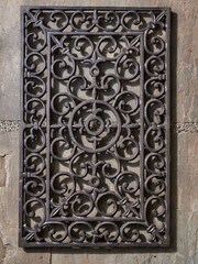 Dibor Brown Cast Iron Ornate Doormat - Image 5 of 5