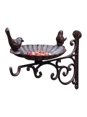 Dibor Brown Wall Mounted Bird Bath and Feeder - Image 6 of 6