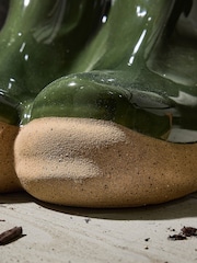 Dibor Green Large Wellington Boots Planter - Image 4 of 6