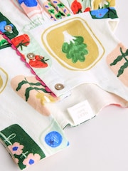 Multi Bright Strawberry/ Apple Baby Sleeveless Top and Trouser 2 Piece Set (0mths-2yrs) - Image 10 of 14