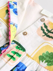 Multi Bright Strawberry/ Apple Baby Sleeveless Top and Trouser 2 Piece Set (0mths-2yrs) - Image 11 of 14