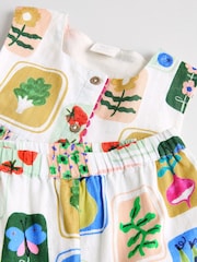 Multi Bright Strawberry/ Apple Baby Sleeveless Top and Trouser 2 Piece Set (0mths-2yrs) - Image 12 of 14