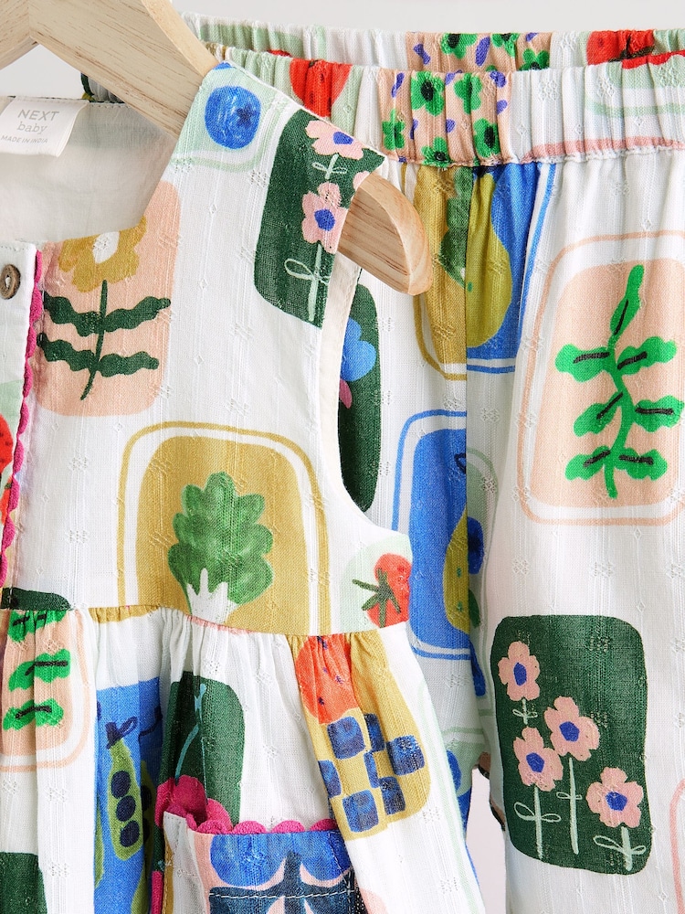 Mehrfarbig bunt, Erdbeere/Apfel - Ärmelloses Oberteil und Hosen 2 -teiliges Set (0Monate bis2Jahre) - Bild 14 von 14