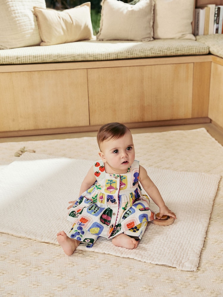 Multi Bright Strawberry/ Apple Baby Sleeveless Top and Trouser 2 Piece Set (0mths-2yrs) - Image 1 of 14