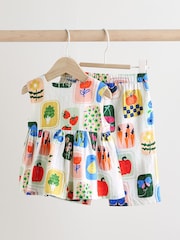 Multi Bright Strawberry/ Apple Baby Sleeveless Top and Trouser 2 Piece Set (0mths-2yrs) - Image 4 of 14