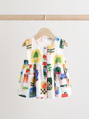 Multi Bright Strawberry/ Apple Baby Sleeveless Top and Trouser 2 Piece Set (0mths-2yrs) - Image 7 of 14