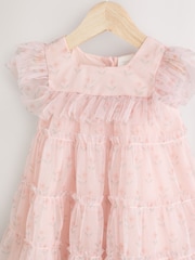Pink Mesh Baby Dress (0mths-2yrs) - Image 3 of 6