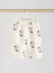 Black/White Floral Baby Printed Baby Sleeveless Top and Trouser 2 Piece Set (0mths-2yrs) - Image 5 of 11