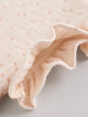 Beige Spot 100% Cotton Baby Shirt And Shorts Set (0mths-3yrs) - Image 11 of 12