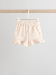 Beige Spot 100% Cotton Baby Shirt And Shorts Set (0mths-3yrs) - Image 4 of 12