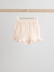 Beige Spot 100% Cotton Baby Shirt And Shorts Set (0mths-3yrs) - Image 6 of 12