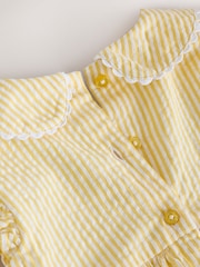 Gelb - Besticktes Baby-Kleid aus 100% Baumwolle (0Monate–2Jahre) - Bild 12 von 12