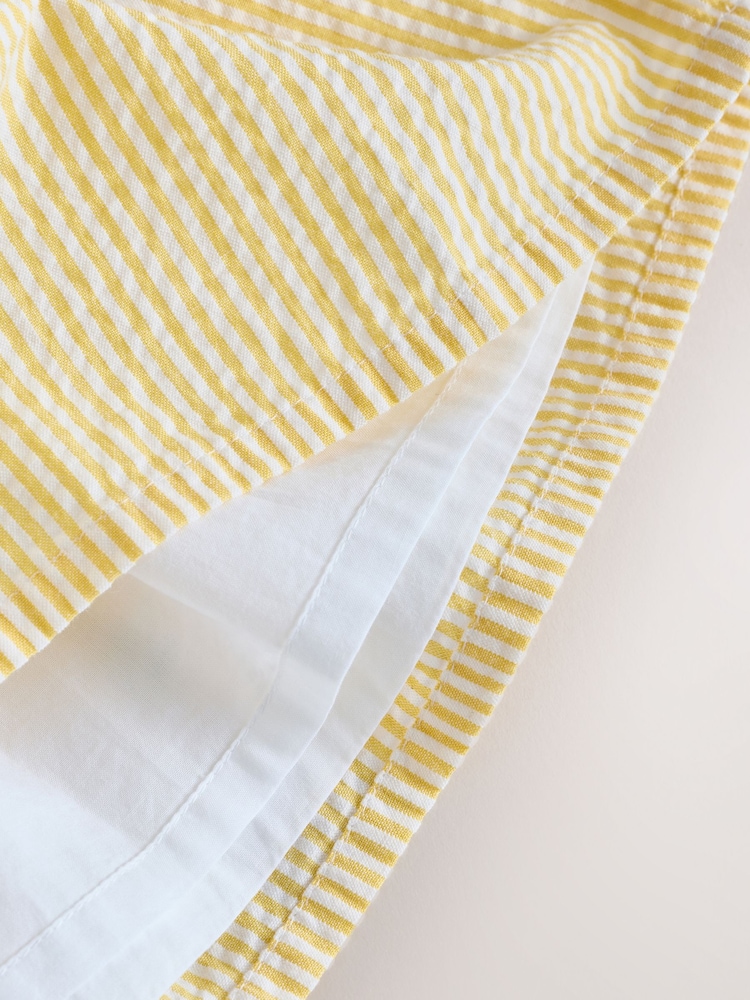 Yellow Baby 100% Cotton Embroidered Dress (0mths-2yrs) - Image 6 of 7