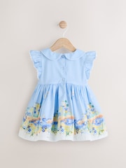 Blue and Yellow Scene Printed Baby Smock Dress (0mths-2yrs) - Image 2 of 6