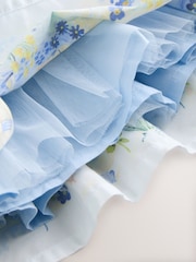 Blue and Yellow Scene Printed Baby Smock Dress (0mths-2yrs) - Image 6 of 6