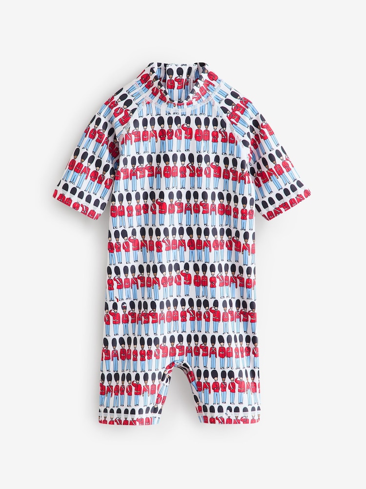Rouge/Bleu - Cath Kidston Maillot de bain Sunsafe tout-en-un ({}3mois-7ans) - Image 4 of 7