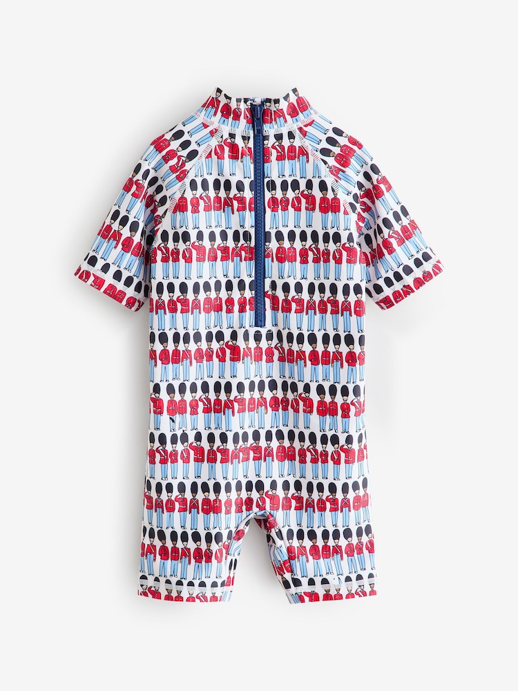Rouge/Bleu - Cath Kidston Maillot de bain Sunsafe tout-en-un ({}3mois-7ans) - Image 5 of 7
