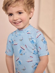 Blue Cath Kidston Sunsafe All-In-One Swimsuit (3mths-7yrs) - Image 3 of 8