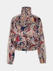 adidas Originals Purple Firebird Satin Liberty Print Track Top Jacket - Image 6 of 6
