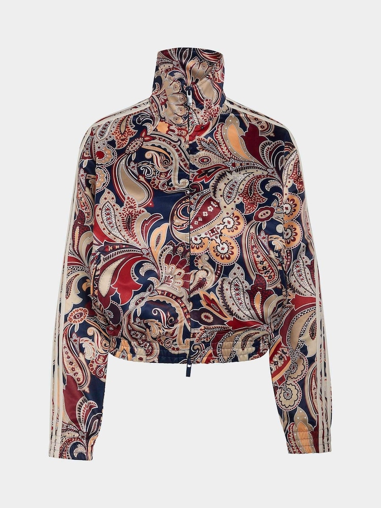 adidas Originals Purple Firebird Satin Liberty Print Track Top Jacket - Image 6 of 6