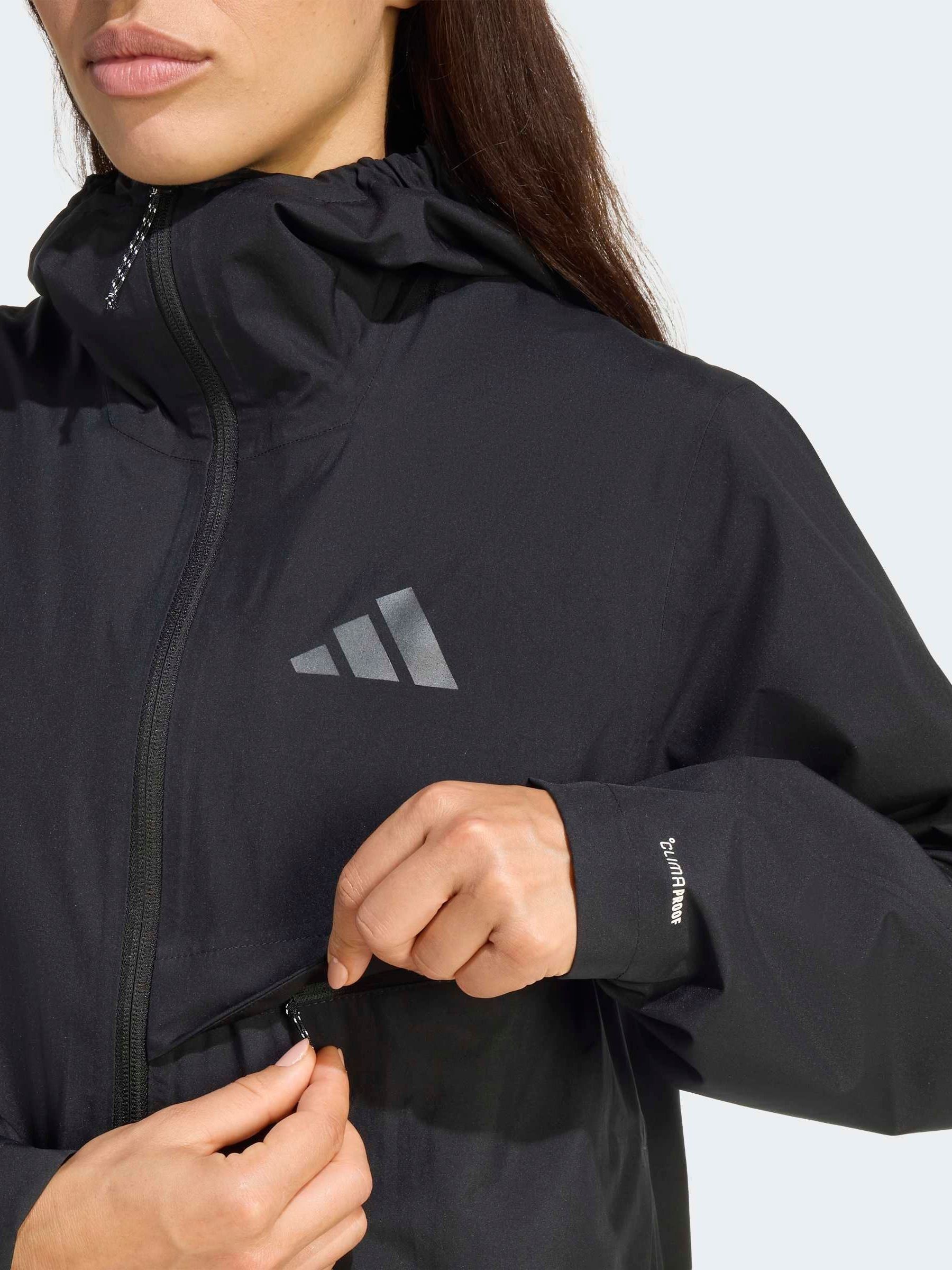 Buy adidas Black Multi 2-Layer Climaproof Rain Jacket from Next USA