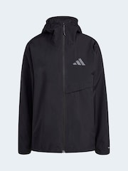 adidas Black Multi 2-Layer Climaproof Rain Jacket - Image 6 of 7