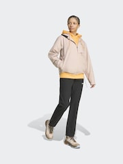 adidas Taupe Brown Multi 2-Layer Climaproof Rain Jacket - Image 3 of 7