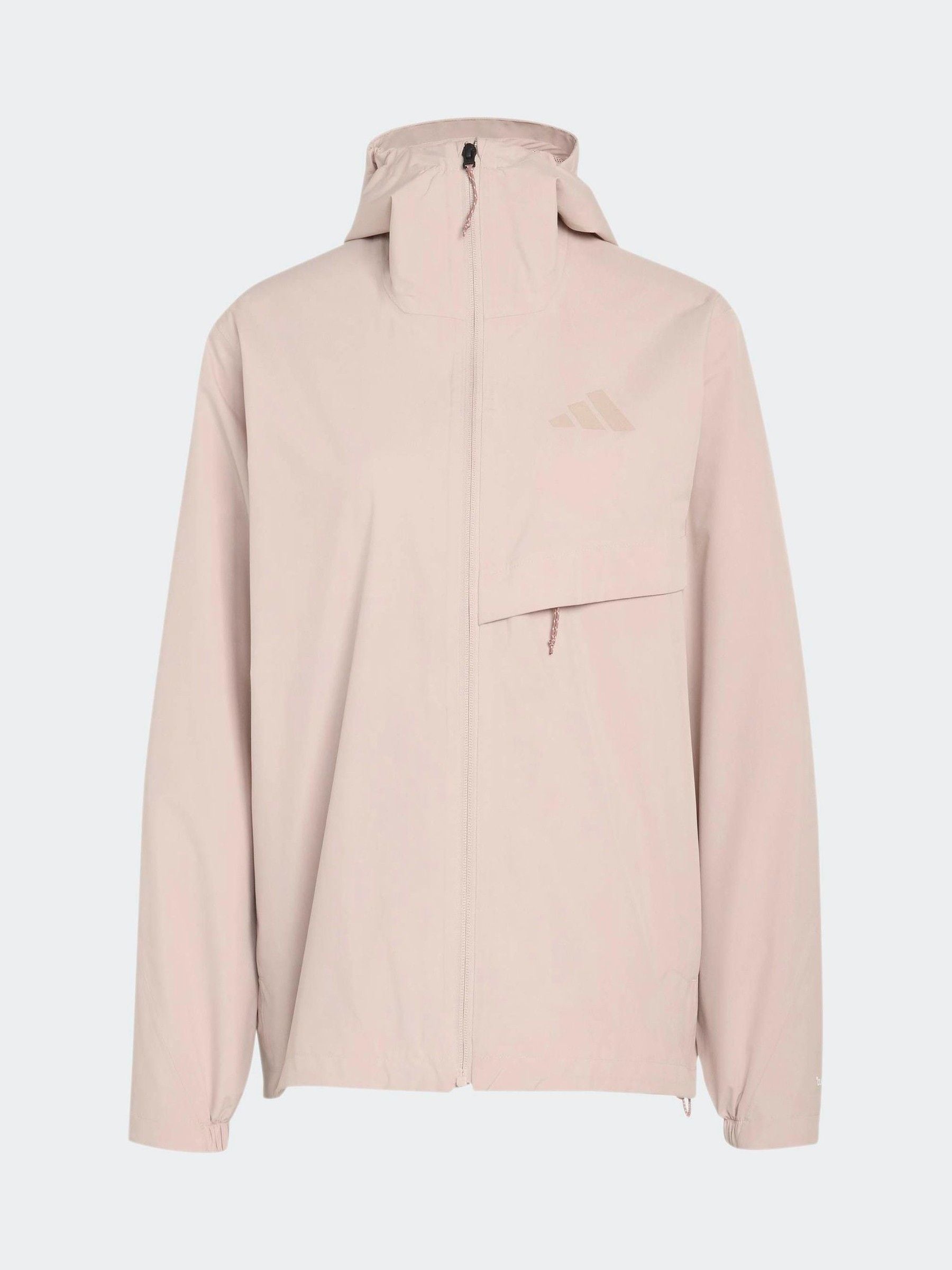Buy adidas Taupe Brown Multi 2-Layer Climaproof Rain Jacket from