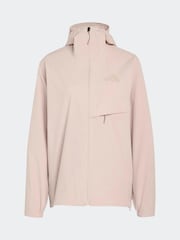 adidas Taupe Brown Multi 2-Layer Climaproof Rain Jacket - Image 7 of 7