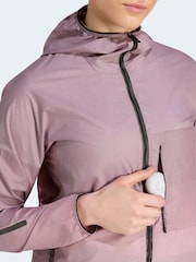 adidas Terrex Mauve Purple Xperior CLIMA365 Light Windweave Jacket - Image 5 of 7