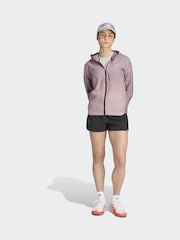 adidas Terrex Mauve Purple Xperior CLIMA365 Light Windweave Jacket - Image 6 of 7