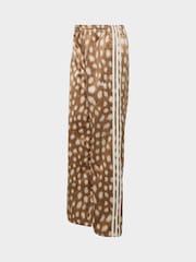 adidas Originals Light Brown Bambi Print Satin Loose Track Pant Trousers - Image 6 of 6