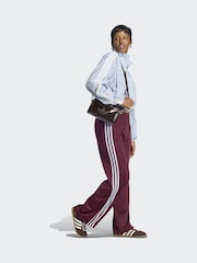 adidas Originals Maroon Red/White Firebird Loose Trousers - Image 3 of 5