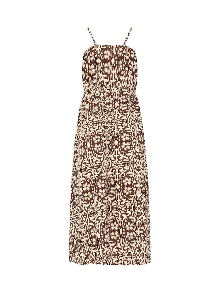 PixieGirl Petite Midi-kjole med Tile Tryk og Slips - Billede 4 af 4 PixieGirl Petite Midi-kjole med Tile Tryk og Slips - Billede 4 af 4